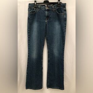 Rockies Slim Low Rise Medium Wash Blue Denim Jeans Vintage Womens Size 14L